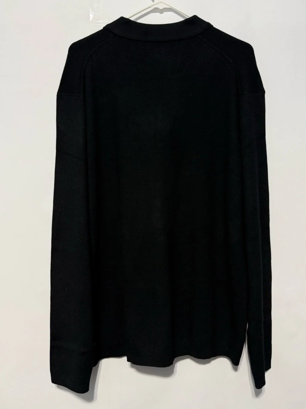 Hickey Freeman Black Sweater Polo XL NWT Quarter Zip